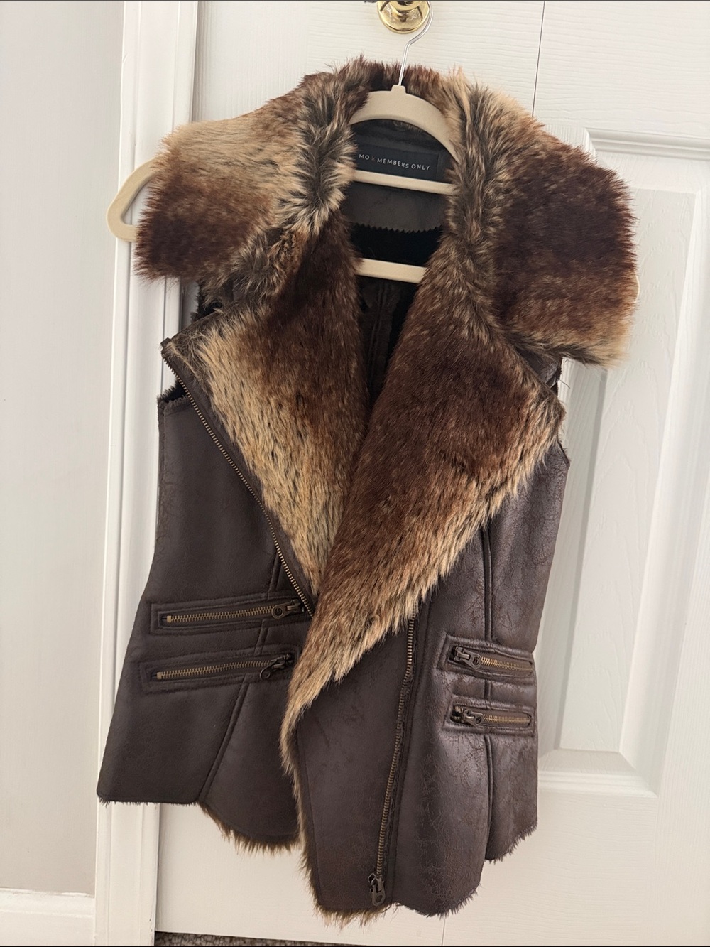 MO x Members Only brown vest